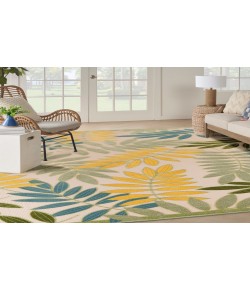 Nourison Aloha Green Multicolor ALH18 7 ft. 10 in. X 10 ft. 6 in. Rectangle Rug