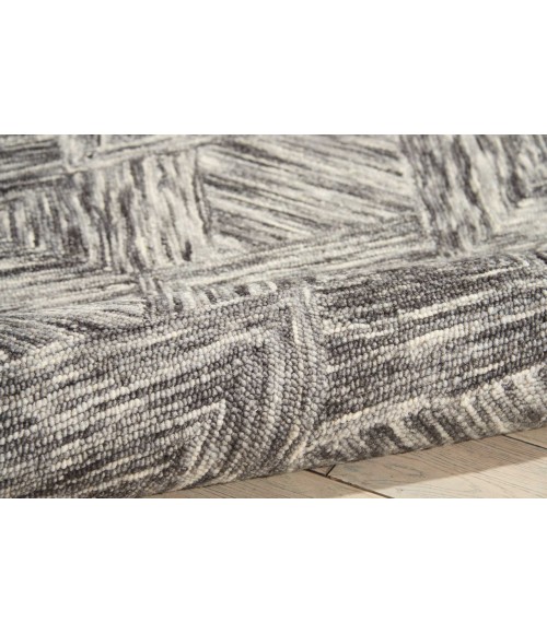 Nourison Linked Area Rug LNK01-Charcoal