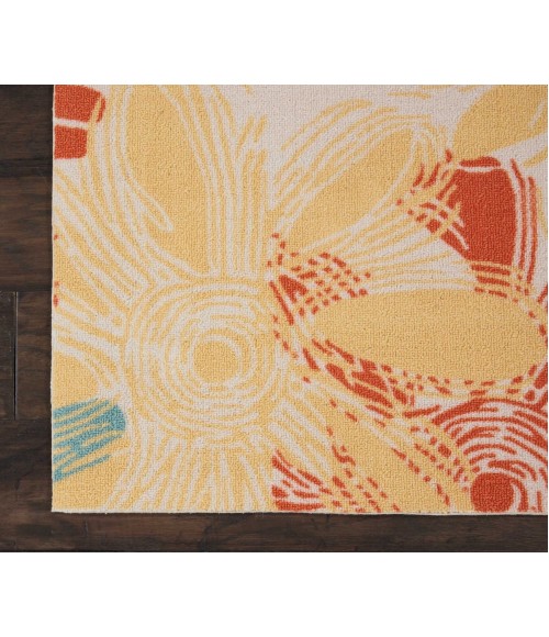 Nourison HOME & GARDEN Area Rug Nourison Home & Garden Runner Area Rug RS022-Ivory