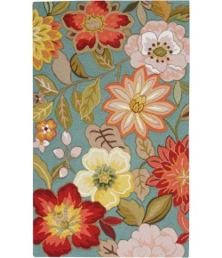 Nourison Fantasy - Fa18 Aqua Area Rug 3 ft. 6 X 5 ft. 6 Rectangle
