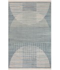 Nourison Astra Machine Washable Blue ASW03 4 ft. X 6 ft. Rectangle Rug