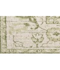 Nourison Astra Machine Washable Ivory Green ASW12 2 ft. 2 in. X 8 ft. Rectangle Rug