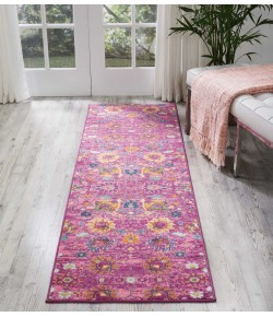 Nourison Passion - Psn01 Fuchsia Area Rug 2 ft. 2 X 7 ft. 6 Rectangle