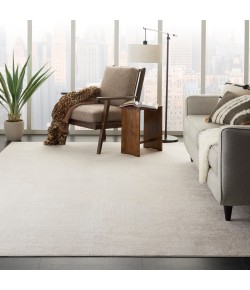 Nourison Sleek Textures Ivory/Grey SLE01 7 ft. 10 in. X 10 ft. 6 in. Rect. Rug