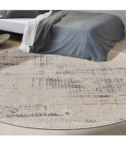 Calvin Klein Ck950 Rush - Ck953 Ivory Beige Area Rug 8 ft. X Round