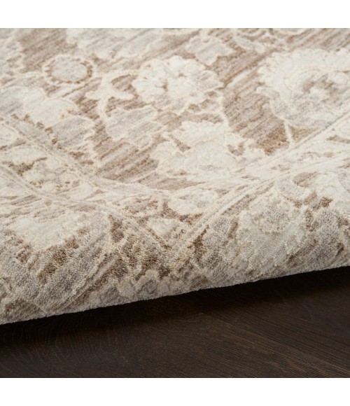 Nourison Shadows Ivory Mocha SHW03 4 ft. X 6 ft. Rect. Rug