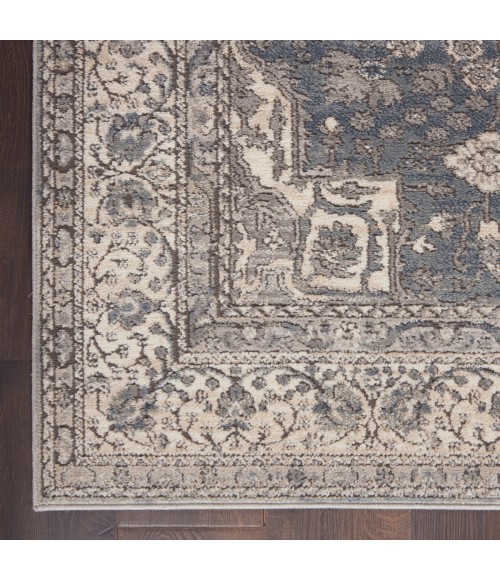 Nourison Quarry Grey/Ivory QUA07 4 ft. X 6 ft. Rect. Rug