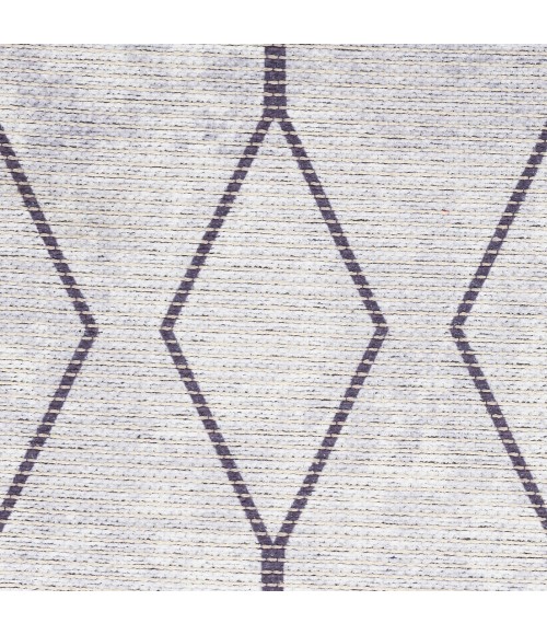 Nicole Curtis Machine Washable Series 1 Area Rug SR107 Ivory/Grey