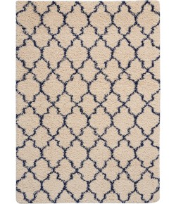 Nourison Amore - Amor2 Ivory Blue Area Rug 3 ft. 11 X 5 ft. 11 Rectangle