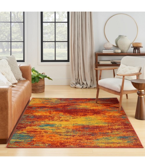 Nourison Home Nourison Essentials Flame Rug NRE06 4 ft. X 6 ft. Rectangle - Rugs Town Nourison Home Nourison Essentials Flame NRE06 4 ft. X 6 ft. Rectangle Rug