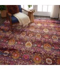 Nourison VINTAGE KASHAN Area Rug Nourison Vintage Kashan Area Rug VKA03-Red/Multicolor