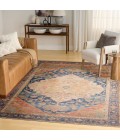 Nourison Vintage Washables Blue Coral VWS13 9 ft. 10 in. X 13 ft. 2 in. Rect. Rug