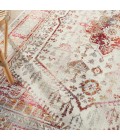 Vintage Kashan Area Rug Nourison Vintage Kashan Area Rug VKA08 Ivory Red 6' Round