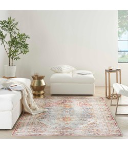 Nourison Vintage Kashan - Vka09 Multicolor Area Rug 6 ft. Round