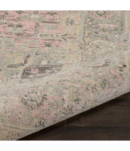 Nourison Tranquil Area Rug TRA06-Ivory/Pink
