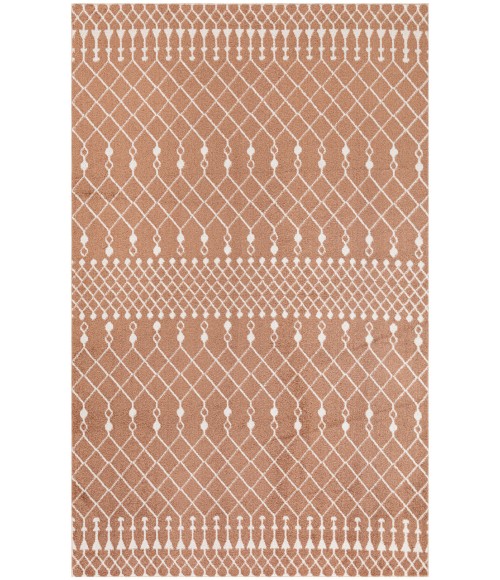 Nourison Astra Machine Washable Copper ASW10 5 ft. 3 in. X 7 ft. Rectangle Rug