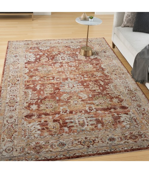 Nourison Sahar Rust SHR02 8 ft. X 10 ft. Rect. Rug