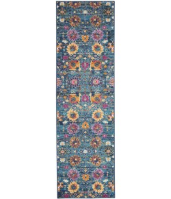 Nourison Passion - Psn01 Denim Area Rug 2 ft. 2 X 7 ft. 6 Rectangle