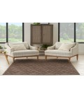 Nourison Versatile Brown NRV01 5 ft. X 7 ft. Rectangle Rug