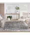 Kathy Ireland American Manor Area Rug AMR01 Grey/Ivory 7'10" x 9'10"