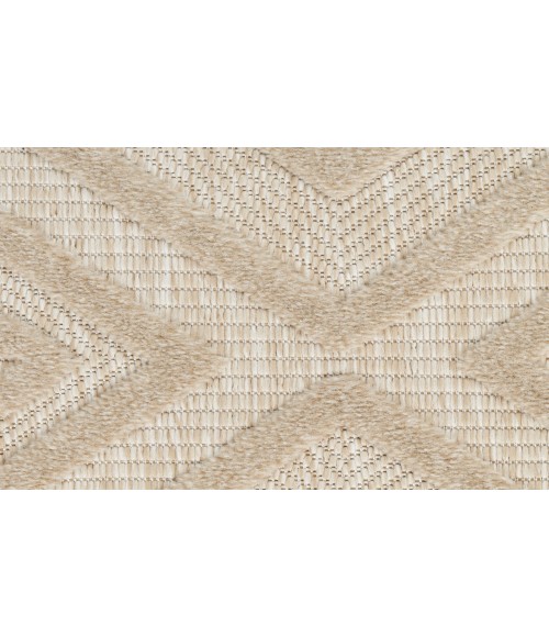 Nourison Versatile Cream NRV01 6 ft. X 9 ft. Rectangle Rug