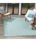 Nourison Twist Reversible Aqua TWS01 5 ft. X 7 ft. Rect. Rug