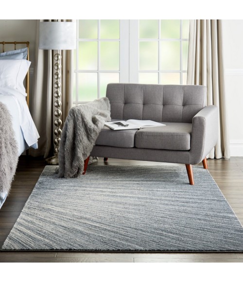 Kathy Ireland Moroccan Celebration Area Rug KI389-Blue/Grey