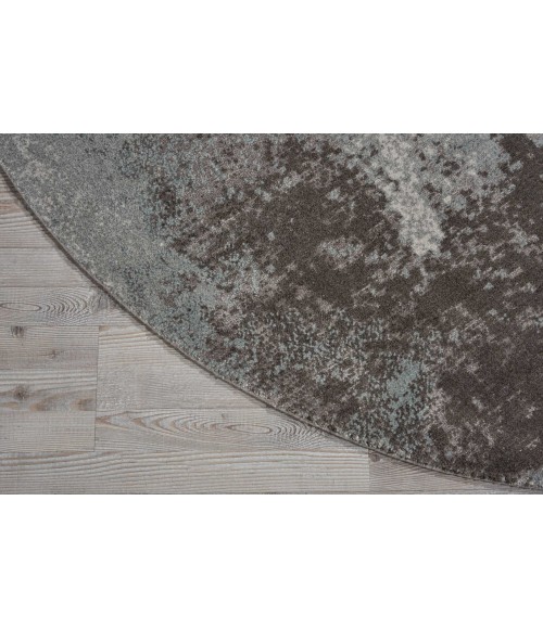 Nourison Twilight Round Area Rug TWI07 Sea Mist 8' Round
