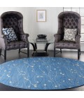 Nourison Grafix Round Area Rug GRF15-Light Blue