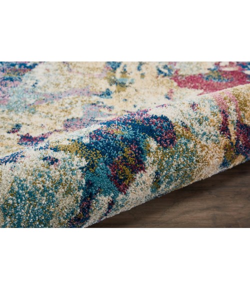 Nourison Fusion Area Rug FSS10-Cream/Multicolor