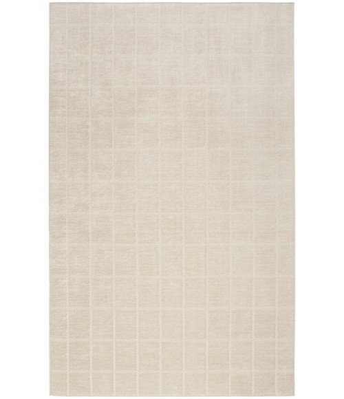 Nourison Serenity Home Ivory Cream SRH05 5 ft. 3 in. X 7 ft. 3 in. Rectangle Rug
