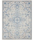 Elation Area Rug Nourison Elation Area Rug ETN10 Ivory Blue 7'10" x 9'10"