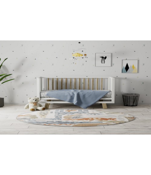 Nourison Astra Machine Washable Ivory ASW01 4 ft. Round Rug