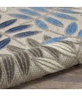 Nourison Aloha Round Area Rug ALH18-Grey/Blue