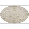 Nourison Astra Machine Washable Blue Green ASW12 5 ft. 3 in. Round Rug