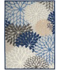 Aloha Area Rug Nourison Aloha Area Rug ALH05 Blue/Multicolor 9' x 12'