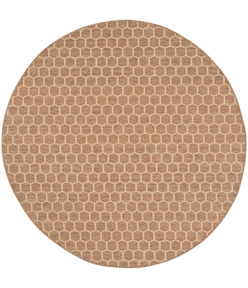 Nourison Twist Reversible Natural TWS01 8 ft. X Round Rug