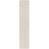 Nourison Cozy Modern Ivory Black CMD01 2 ft. 2 in. X 10 ft. Rect. Rug