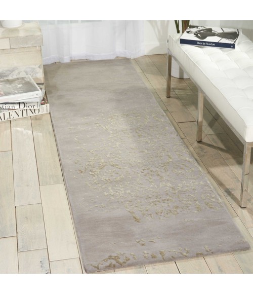 Nourison Opaline Runner Area Rug OPA08-Silver