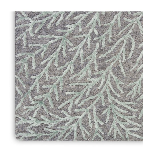 Michael Amini Ma30 Star Area Rug SMR03 Slate/Teal 5'3" x 7'3"