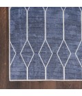 Nicole Curtis Machine Washable Series 1 Area Rug SR107 Navy