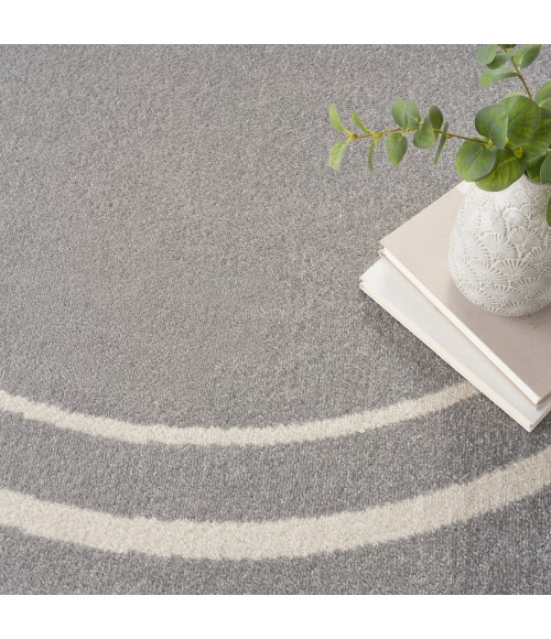 Nourison Nourison Essentials Area Rug NRE02 Grey/Ivory