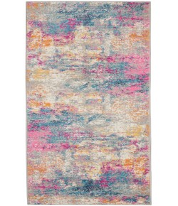 Nourison Passion Ivory Multicolor PSN36 2 ft. 2 in. X 12 ft. Rectangle Rug