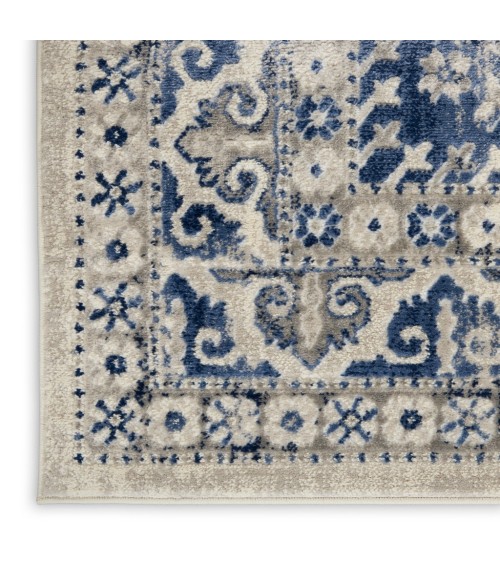 Nourison CYRUS Area Rug Nourison Cyrus Area Rug CYR05-Ivory Blue