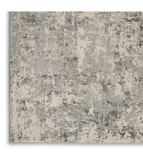 Nourison Rustic Textures Grey Beige RUS07 6 ft. X 9 ft. Rect. Rug