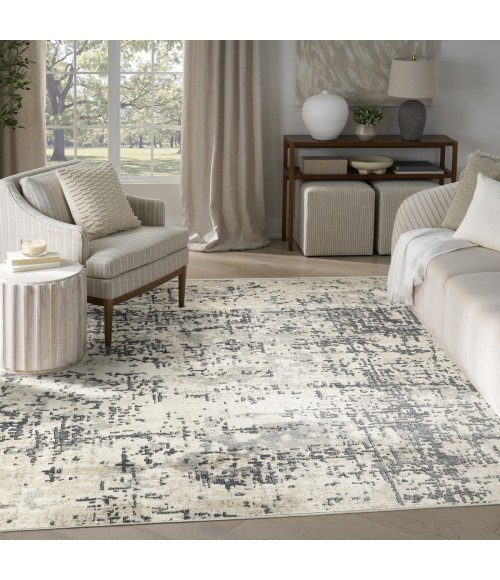 Nourison Concerto Ivory Grey CNC17 7 ft. 10 in. X 9 ft. 10 in. Rect. Rug