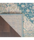 Nourison Tranquil Area Rug TRA07-Ivory/Turquoise