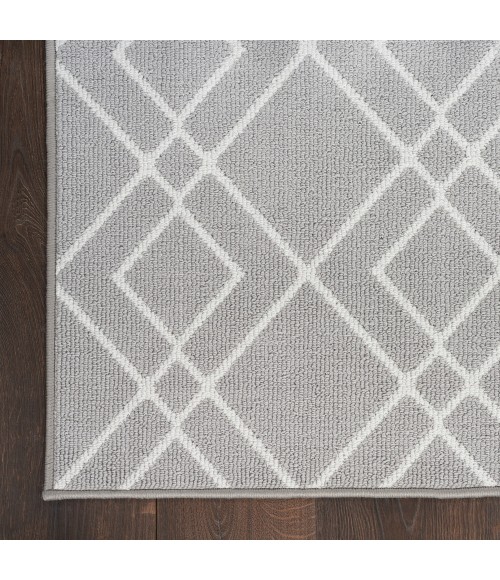 Nourison Modern Lines Area Rug MOL01 Silver