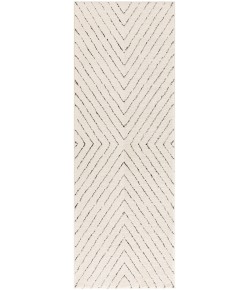 Nourison Modern Comfort 2ft. 2in. x 6ft. Ivory Black Scandinavian Indoor Rug