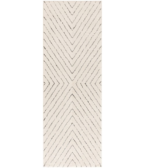 Nourison Modern Comfort Ivory Black MNC01 6 ft. Rect. Rug